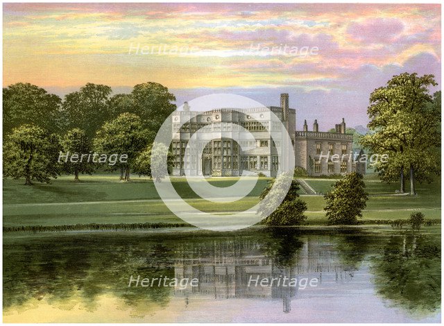 Astley Hall, Lancashire, home of Baronet de Hoghton, c1880. Artist: Unknown