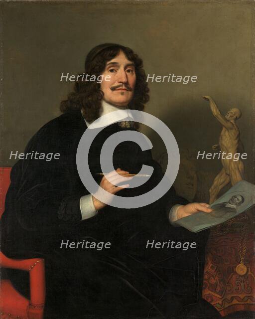 Portrait of an Artist, 1655. Creator: Gerrit van Honthorst.