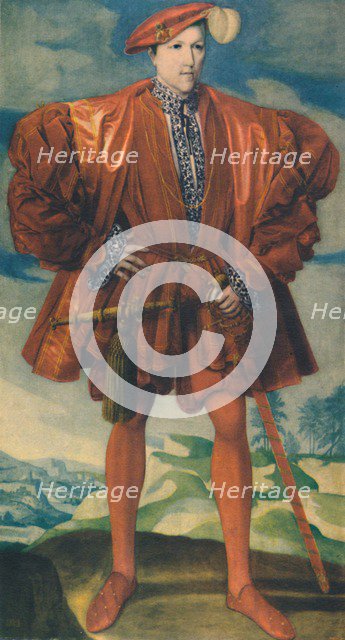 'Portrait of a Man in Red', c1530-1550, (1948).  Creators: Netherlandish School, German school.