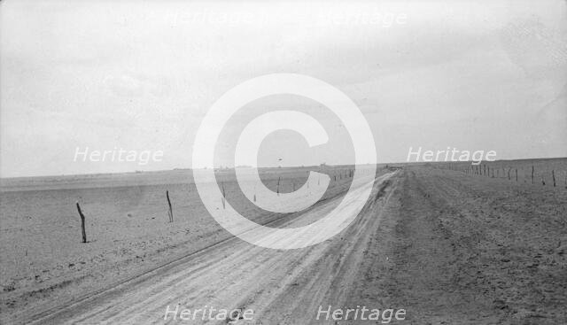 Typical view of the rolling character of the area, New Mexico, 1935. Creator: Dorothea Lange.