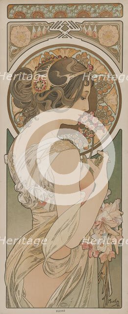 La primevère, 1899. Creator: Mucha, Alfons Marie (1860-1939).