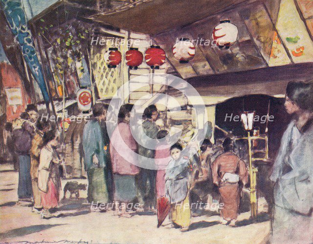 'The Bill of the Play', c1887, (1901). Artist: Mortimer L Menpes.