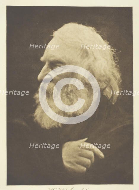 H. W. Longfellow, 1868, printed c. 1893. Creator: Julia Margaret Cameron.