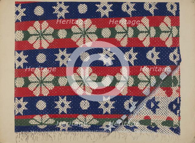 Coverlet, c. 1936. Creator: Ralph Atkinson.