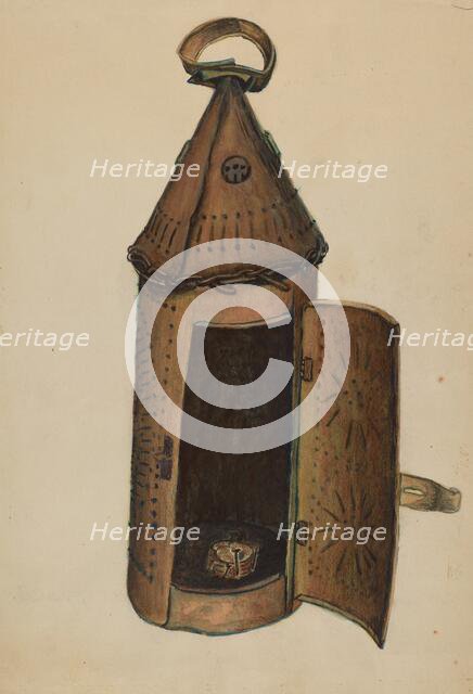 Lantern, c. 1937. Creator: Albert Eyth.