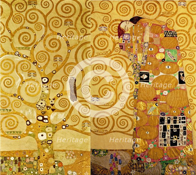 The Stoclet Frieze, Detail: Tree of Life, 1905-1909.