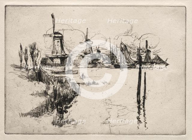 Dordrecht. Creator: John Henry Twachtman (American, 1853-1902).