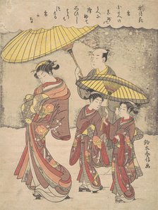 Snow, ca. 1769., ca. 1769. Creator: Suzuki Harunobu.