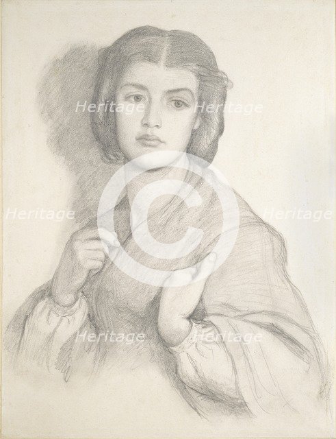 Portrait of a Woman, mid 19th century. Artist: Dante Gabriel Rossetti.