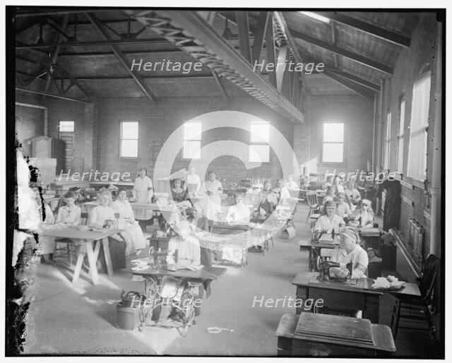 Mrs. Doyen's Red Cross workroom, between 1910 and 1920. Creator: Harris & Ewing.