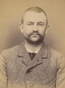 Rey. Claude. 23 ans, né le 24/5/70 au Creusot (Saone & Loire). ébéniste. Anarchiste. 12/3/..., 1894. Creator: Alphonse Bertillon.