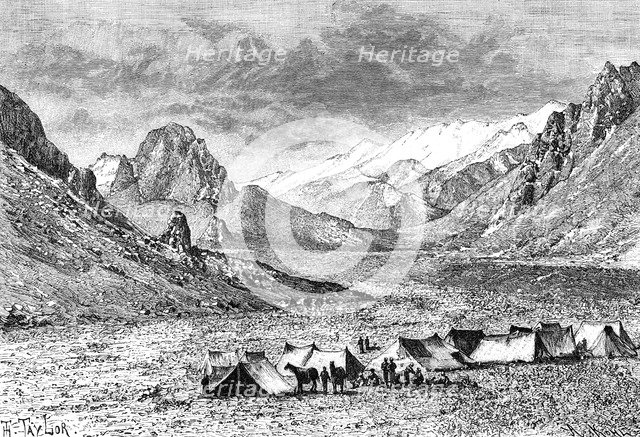 'Upper Kara-Kash valley', c1890. Artist: Unknown
