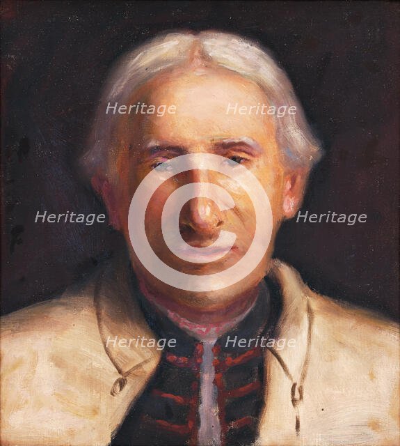 Head Study of a Peasant, around 1928. Creator: Stefan Straka.