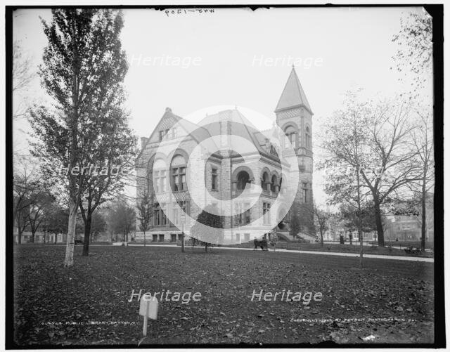 Public library, Dayton, Ohio, c1902. Creator: William H. Jackson.