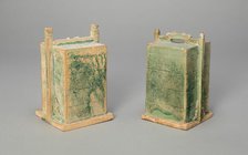 Miniature Stacked Boxes Simulating Food Containers (Mingqi), Ming dynasty (1368-1644). Creator: Unknown.