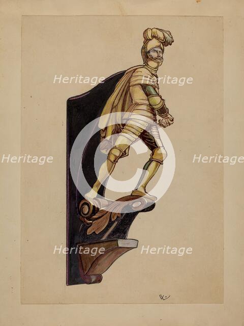 Figurehead, 1935/1942. Creator: Unknown.