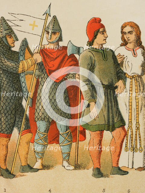 History of France, 1000, (1884).  Creator: Unknown.