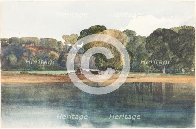 Landscape with Trees and Water. Creator: James Bulwer.