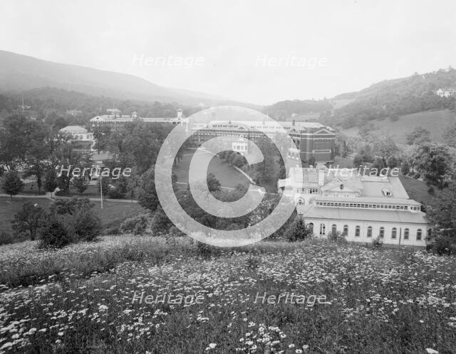 The Homestead from Sunset Hill, Virginia Hot Springs, c.between 1910 and 1920. Creator: Unknown.