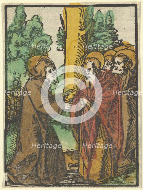 Christ Teaching the Disciples, 1, from Das Plenarium, 1517. Creator: Hans Schäufelein the Elder.