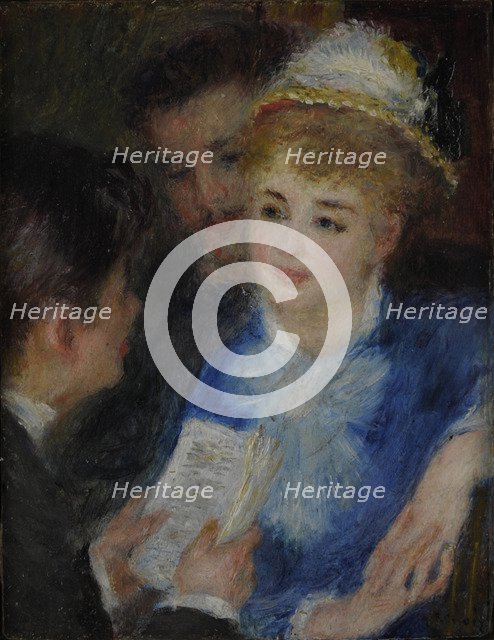 La Lecture du rôle (Play reading), 1876-1877.