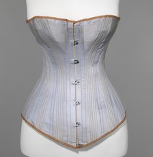 Corset, American, ca. 1880. Creator: Worcester Skirt Company.