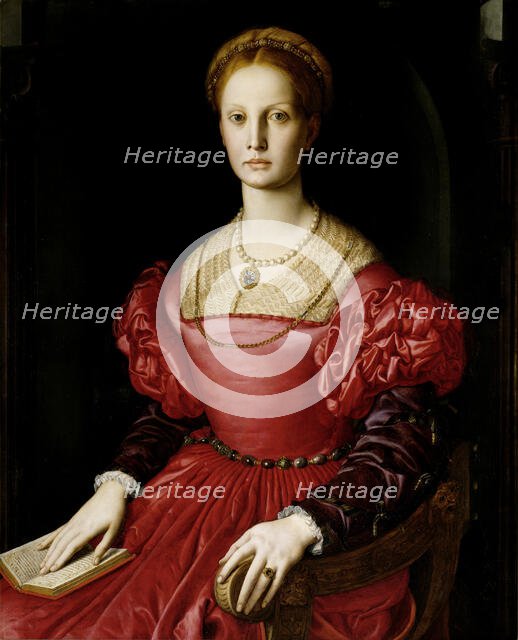 Portrait of Lucrezia Panciatichi , c.1540. Creator: Bronzino, Agnolo (1503-1572).