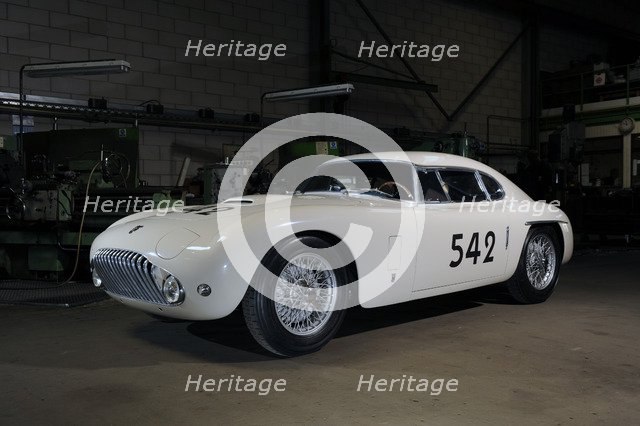 Siata Mille Miglia by Touring 1952. Artist: Simon Clay.