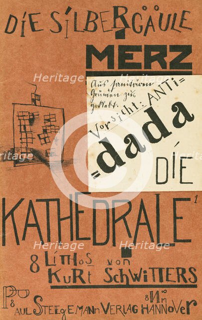 Die Kathedrale (Die Silbergäule, vol. 41/42), 1920. Creator: Schwitters, Kurt (1887-1948).