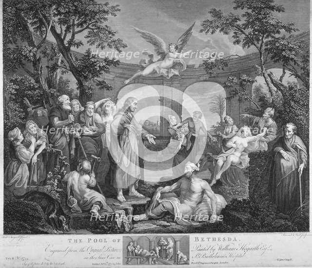 'The Pool of Bethesda', 1772. Creator: Unknown.