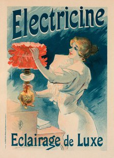 Affiche pour l' "Électricine "., c1897. Creator: Lucien Lefevre.