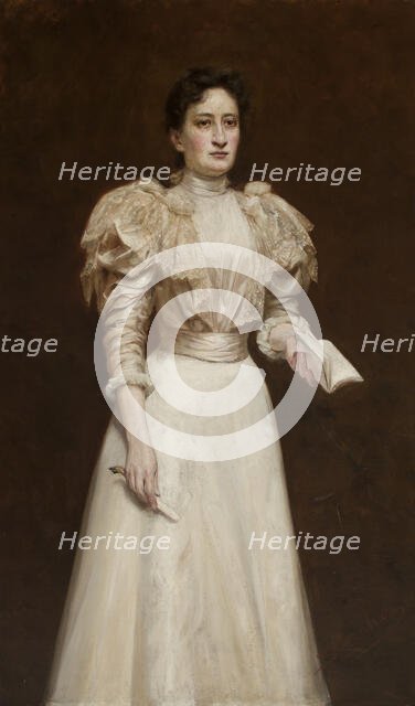 Portrait of Antonina Schmidt, 1897. Creator: Stanislaw Cercha.