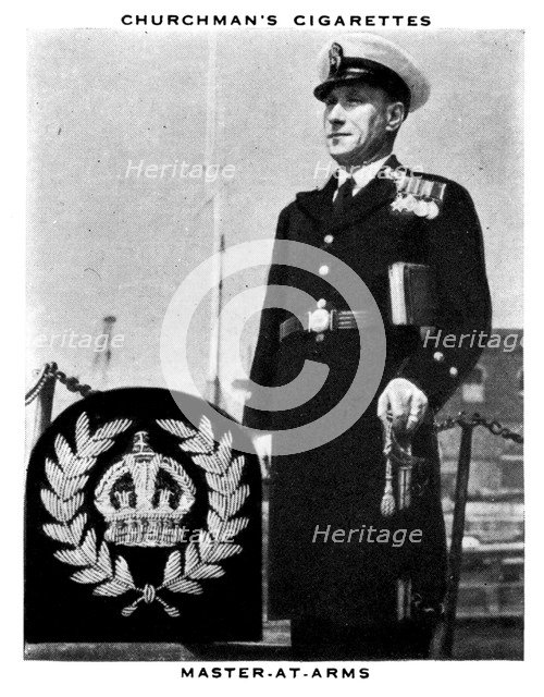 Master-At-Arms, 1937.Artist: WA & AC Churchman