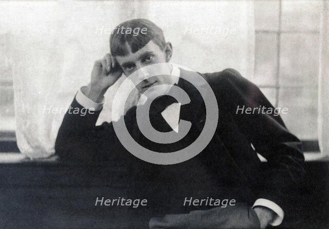 Portrait of Aubrey Beardsley (1872-1898) , 1893. Creator: Hollyer, Frederick (1838-1933).