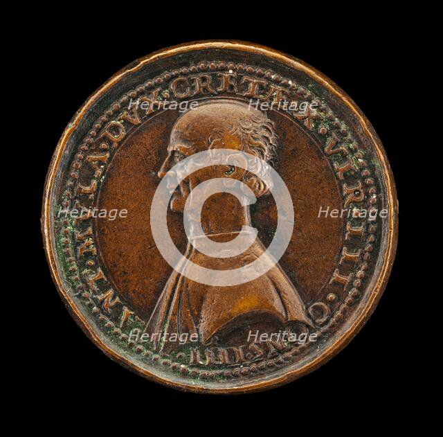 Antonio Mula, Venetian Patrician, Duke of Candia 1536, Member of the Council of Ten 1538 [obverse],  Creator: Andrea Spinelli.