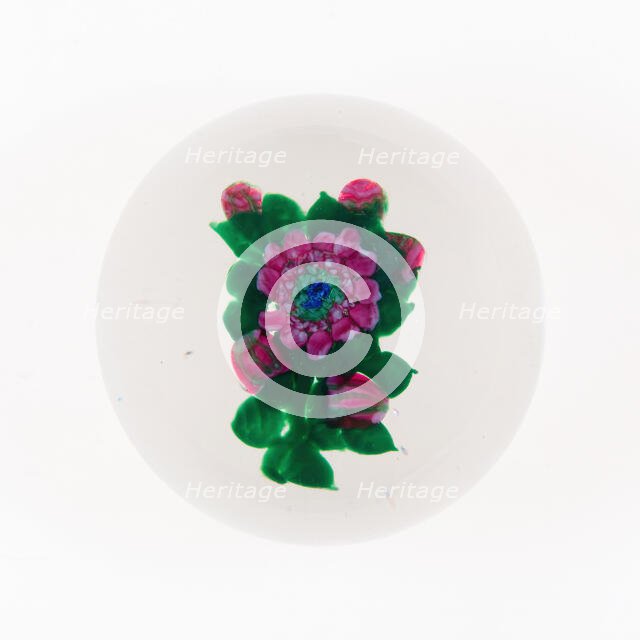 Paperweight, France, 19th century. Creator: Clichy Glassworks.