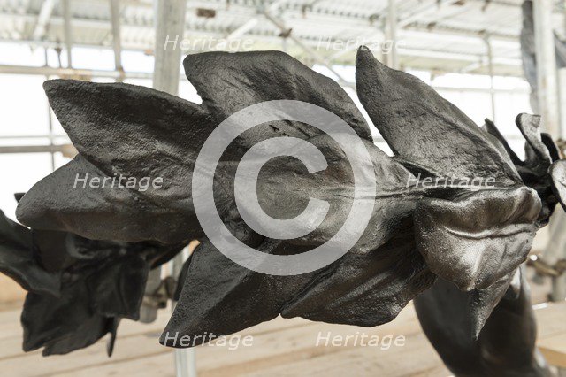 Detail, quadriga statue, Wellington Arch, Hyde Park Corner, Westminster, London, c2015. Artist: Derek Kendall.