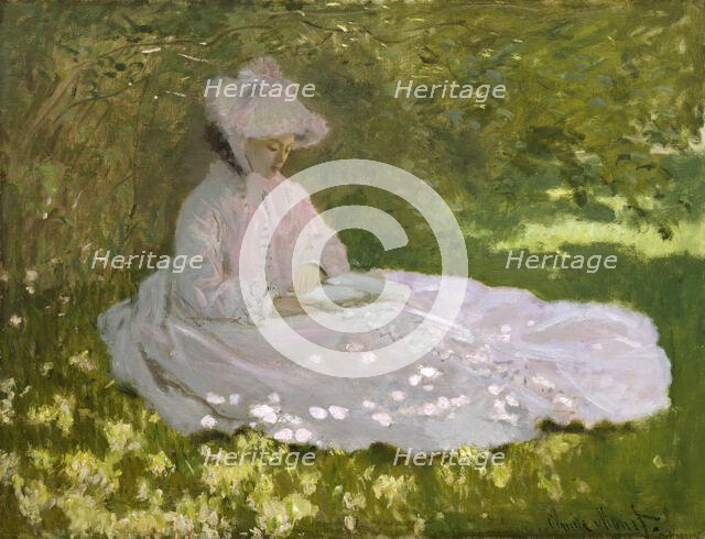Springtime, 1872. Creator: Claude Monet.