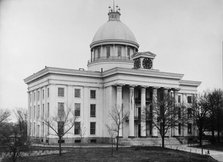 State capitol at Montgomery, Ala., where J. Davis took oath as president of confederacy, ca 1904. Creator: Unknown.