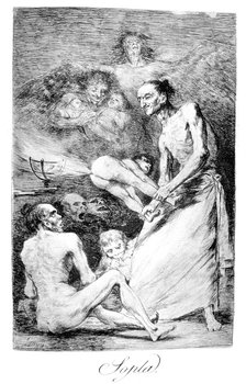 'Blow', 1799. Artist: Francisco Goya