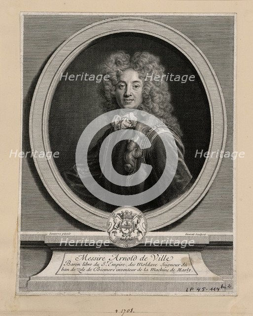 Portrait of Arnold de Ville (1653-1722), 1708.