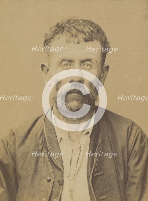Pichon. Ernest. 41 ans, né le 2/11/52 à Villard-Rixoire (Jura). Terrassier. Anarchiste. 2/..., 1894. Creator: Alphonse Bertillon.