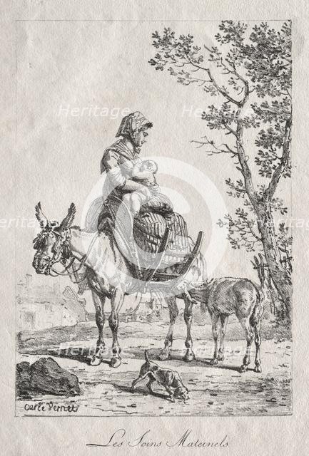 Maternal Care. Creator: Carle Vernet (French, 1758-1836).