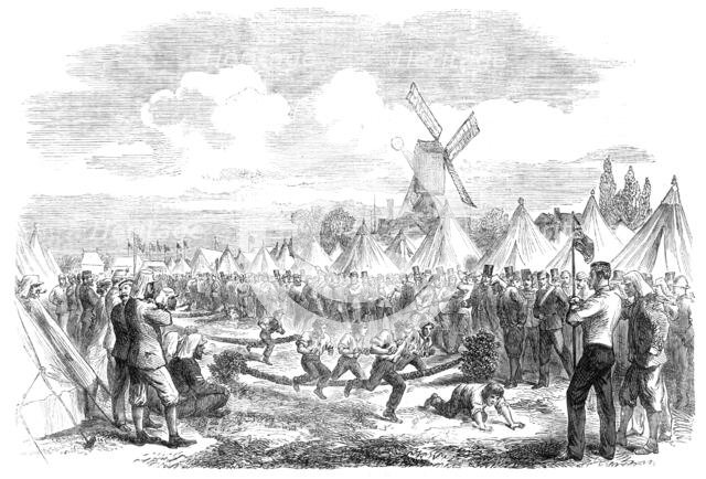 The National Rifle Association prize meeting at Wimbledon: the foot-races, 1865. Creator: Unknown.
