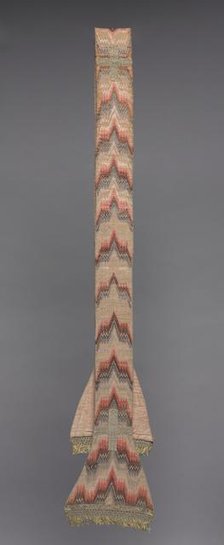 Embroidered Stole, 1800s. Creator: Unknown.