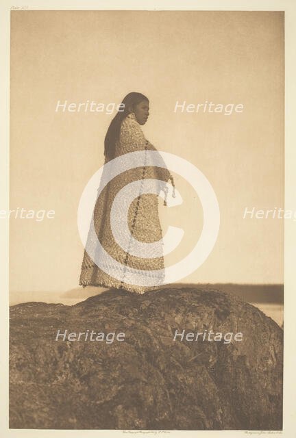 Cowichan Girl, 1912. Creator: Edward Sheriff Curtis.