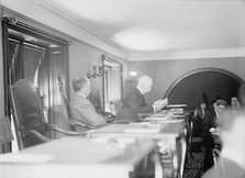 Mellen, Charles Sanger, Railroad President. Right, with C.C. Mcchord, 1914. Creator: Harris & Ewing.