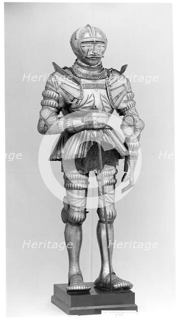 armour, German, Augsburg and Landshut, ca. 1515 and later. Creator: Kolman Helmschmid.