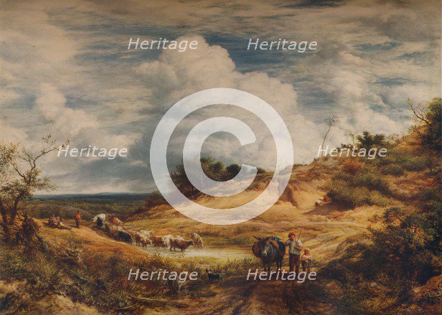 'The Sandpits', 1856. Creator: John Linnell the Elder.
