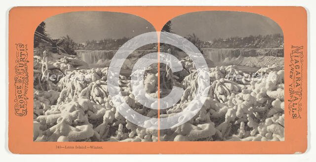 Luna Island - Winter, 1860/1900. Creator: George E. Curtis.